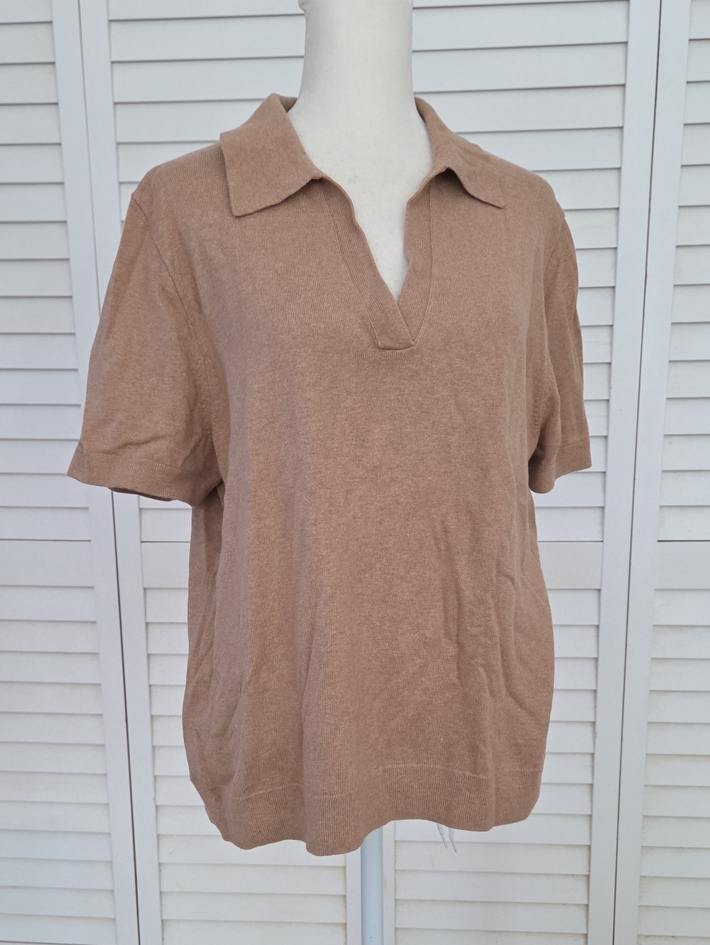 J.Crew Cashmere Knit Polo Top